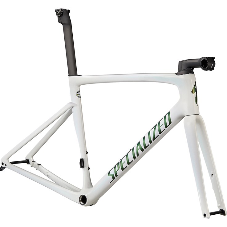 Specialized Tarmac SL7 10R Frameset Chameleon Silver Green Tint Over White/Snake Eye