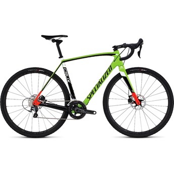 Specialized Crux Pro Race Gloss Monster Green/Rocket Red/Tarmac Blk/Wht