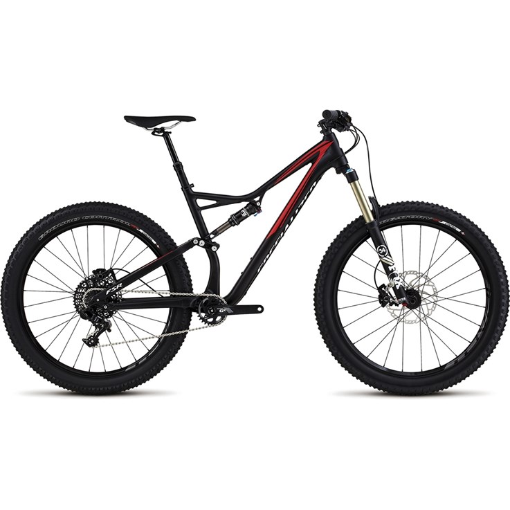 Specialized Stumpjumper FSR Comp 6Fattie Satin Black/Flo Red/White