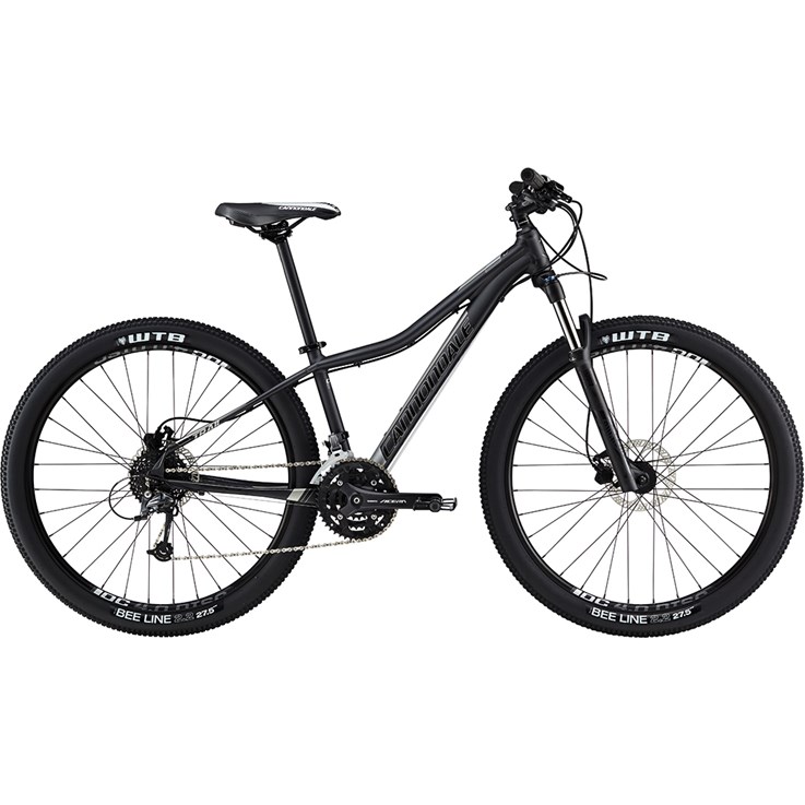 Cannondale Trail Womens 1 Nearly Black with Jet Black and Fine Silver, Matte