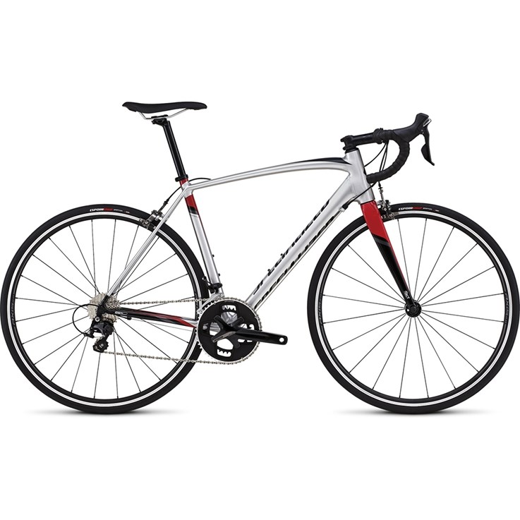 Specialized Allez Comp DSW SL Gloss Brushed/Tarmac Black/Red/Charcoal