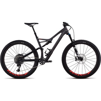 Specialized Stumpjumper FSR Expert Carbon 29 Satin Silver Tint Carbon/Black/Rocket Red Clean