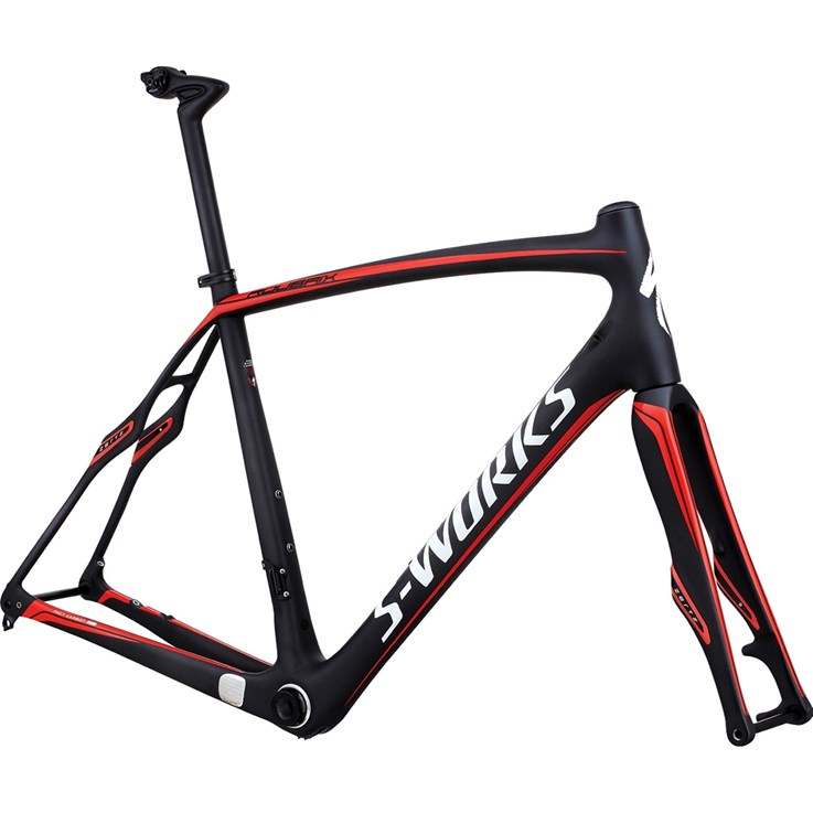 Specialized S-Works Roubaix SL4 Disc Frameset Satin Carbon/Gloss Rocket Red