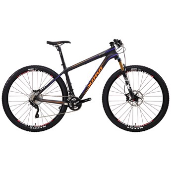 Kona King Kahuna Matt Unidirectional Carbon with White, Orange and Purple