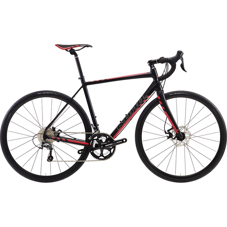Kona Esatto Disc Matt Black with Silver, Dark Red and Red Decals
