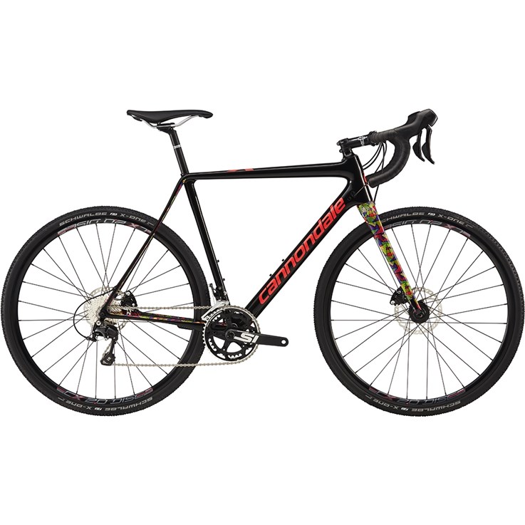 Cannondale SuperX 105 Jet Black with Acid Strawberry, Gloss