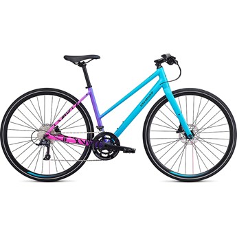 Specialized Sirrus Womens Sport Step-Through Mixtape Int Nice Blue/Acid Fuchsia/Black