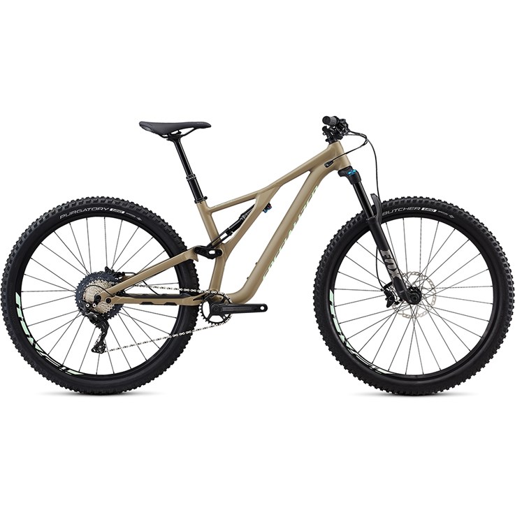 Specialized Stumpjumper FSR ST Womens Comp 29 Satin/Taupe/Acid Kiwi