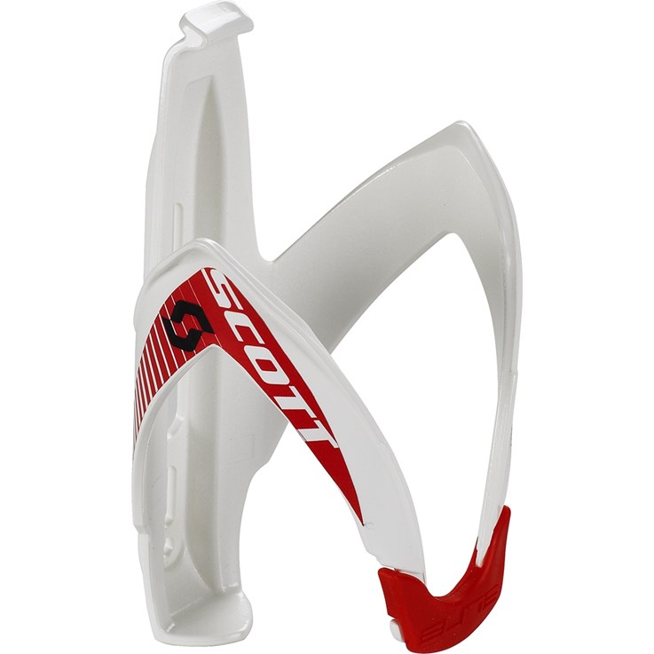 Scott Bottle Cage Comp Nylon White/Red Vattenflaskställ 