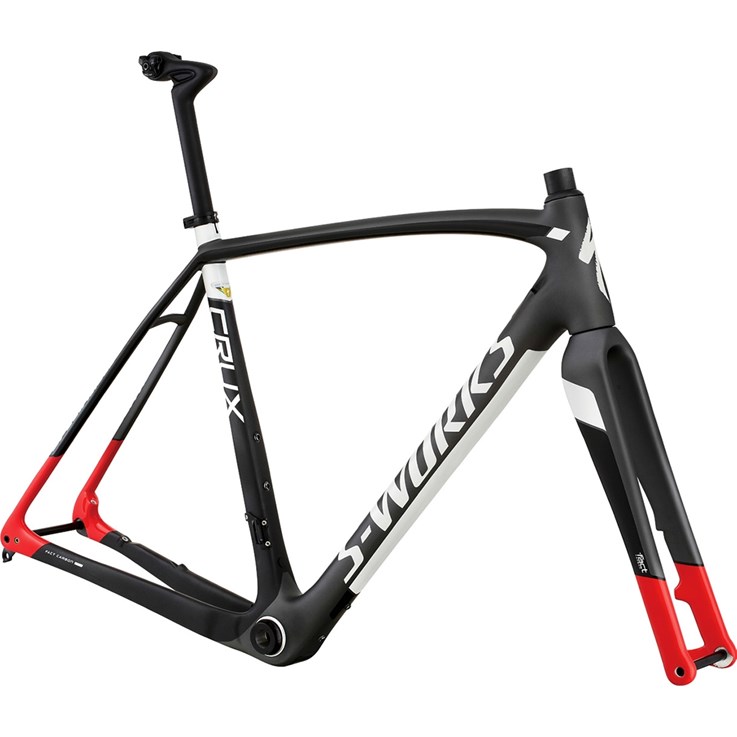 Specialized S-Works Crux Disc Frame Satin/Gloss/Carbon/Charcoal/Tarmac Black/Red