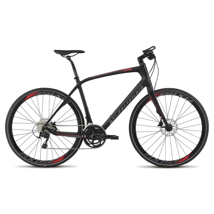 Specialized Sirrus Expert Carbon Disc Carbon/Red/Charcoal