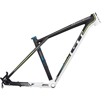 GT Zaskar Carbon 9R Frame Materialfärg/Vit/Neon Gul