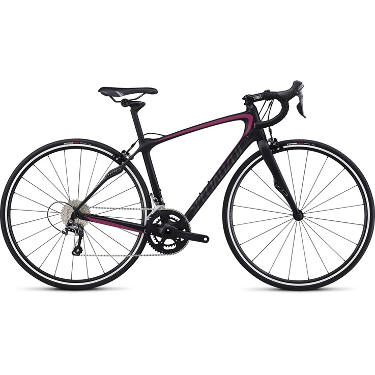 Specialized Ruby SL4 Satin Tarmac Black/Rainbow Pink/Warm Charcoal