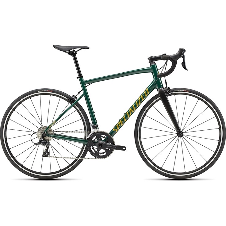 Specialized Allez E5 Sport Gloss Pine Green/Metallic Gold/Carbon