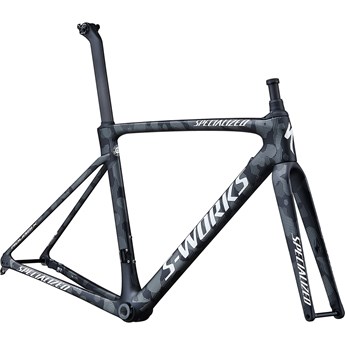 Specialized Roubaix S-Works Team Frameset Satin Black White Team Camo