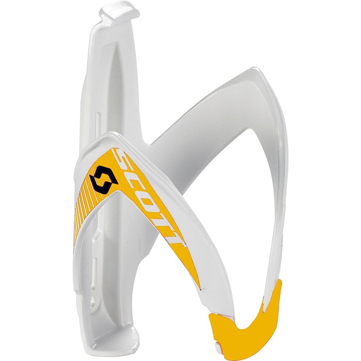 Scott Bottle Cage Comp Nylon White/Yellow Vattenflaskställ 