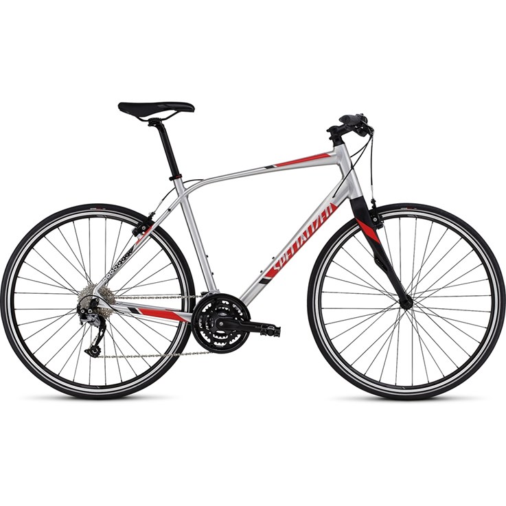 Specialized Sirrus Elite Brushed/Rocket Red/Black