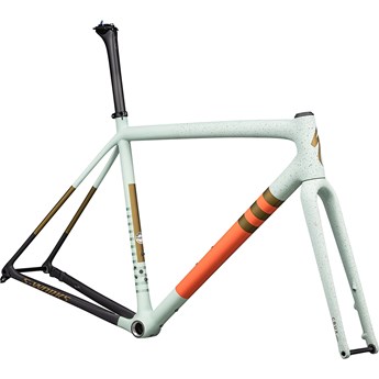 Specialized Crux S-Works Frameset Gloss White Sage/Cactus Bloom/Midnight Shadow Speckle