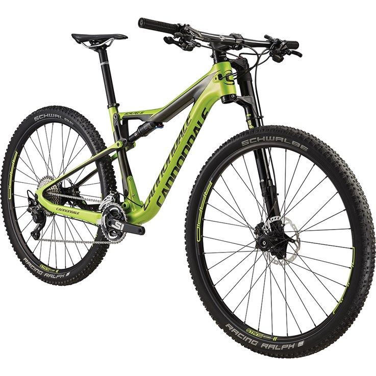Cannondale Scalpel-Si Carbon 4 Acid Green with Anthracite and Jet Black, Gloss