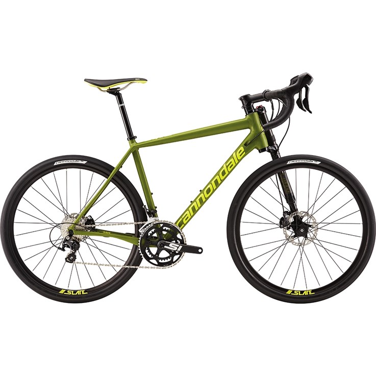Cannondale Slate 105 Army Green with Neon Spring, Matte