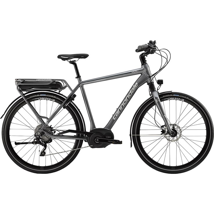 Cannondale Mavaro Performance 1 Charcoal Gray with Blue Collar and Fine Silver, Gloss