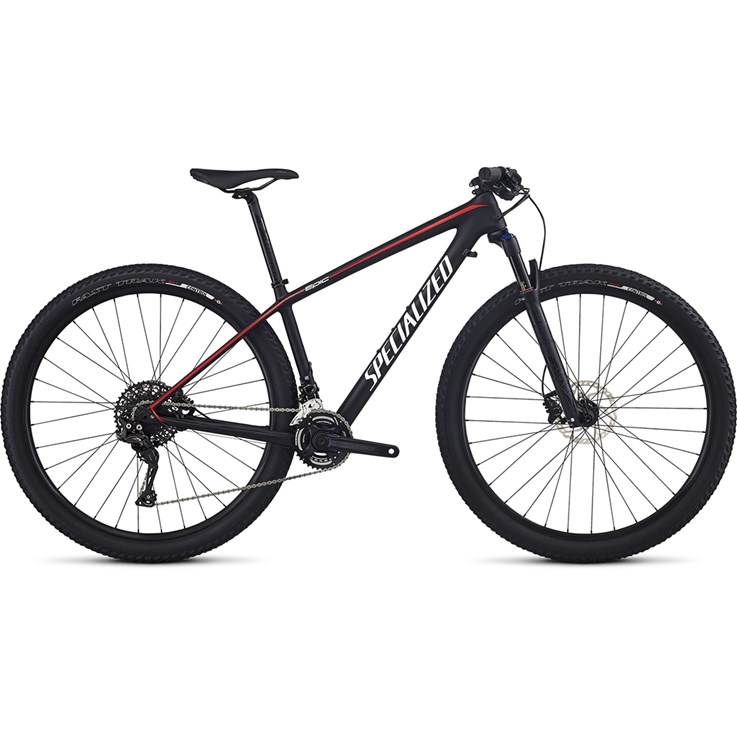 Specialized Epic Hardtail Women's Comp Carbon 29 Tarmac Black/Nordic Red/White Metallic Silver