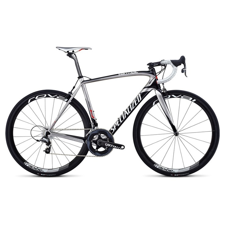 Specialized Tarmac SL4 Pro Race Force X2 Silvermetallic/Svart/Vit