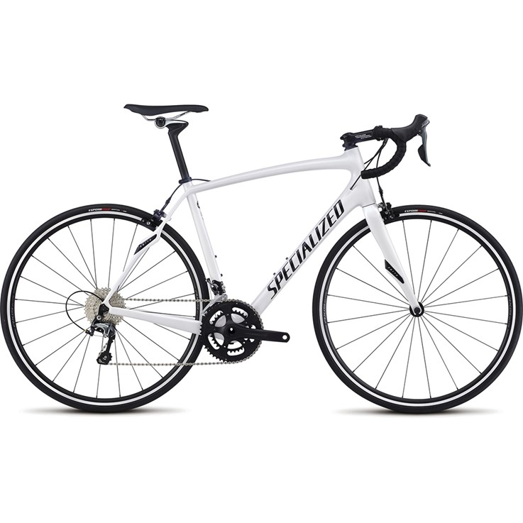 Specialized Roubaix SL4 Rim Gloss Metallic White Silver/Tarmac Black/Clean