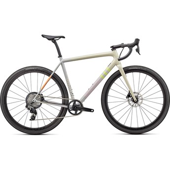 Specialized Crux Expert Gloss White Speckled/Dove Grey/Papaya/Clay/Lime