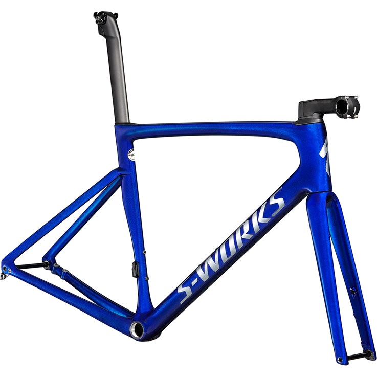 Specialized Tarmac SL7 S-Works Frameset Blue Tint Over Spectraflair/Brushed Chrome