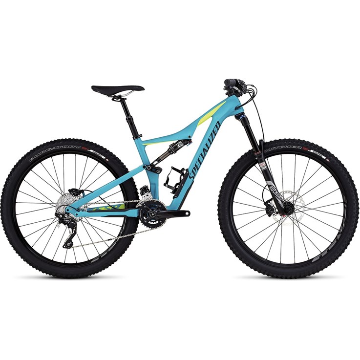 Specialized Rhyme FSR Comp Carbon 650B Satin Turquoise/Hyper Green/Black