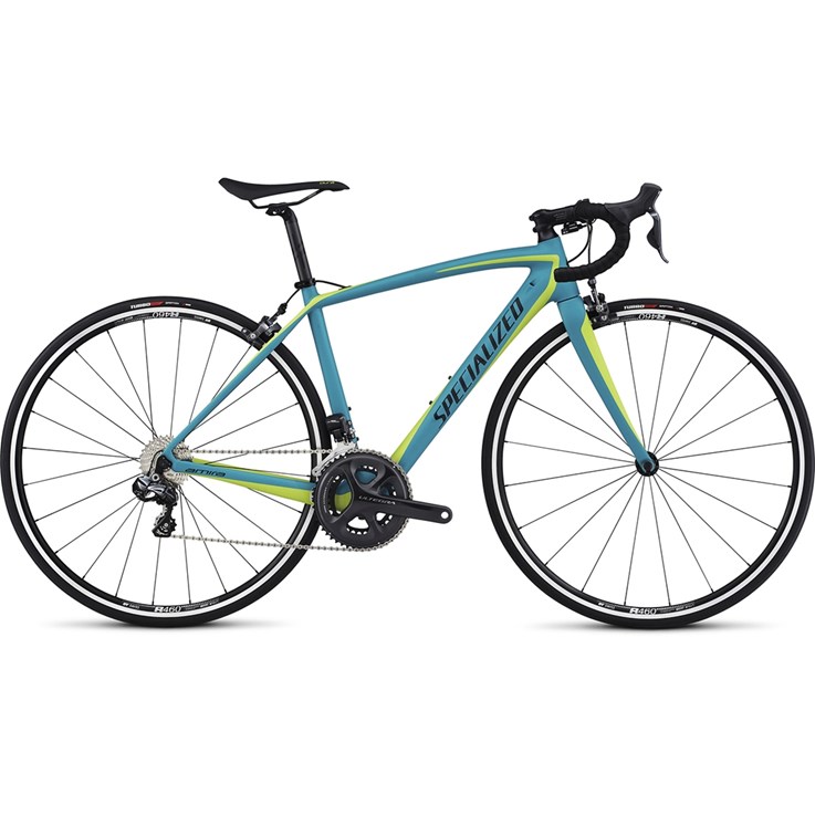 Specialized Amira SL4 Comp Ultegra Di2 Satin Turquoise/Hyper Green/Black