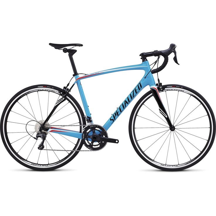 Specialized Roubaix SL4 Comp Gloss Cyan/White/Rocket Red