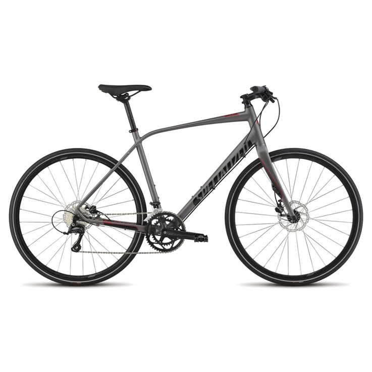Specialized Sirrus Elite Disc Sterling/Black/Red