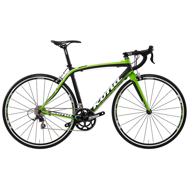 Kona Zing Deluxe Matt Unidirectional Carbon with White, Lime and Black