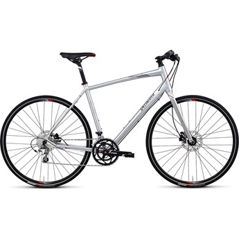 Specialized Sirrus Elite Skivbroms Silver/Svart/Röd