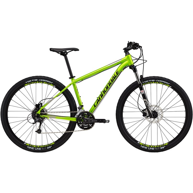 Cannondale Trail 4 Acid Green with Jet Black and Fine Silver, Gloss