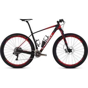 Specialized S-Works Stumpjumper 29 Satin Gloss Carbon/Flo Red/White