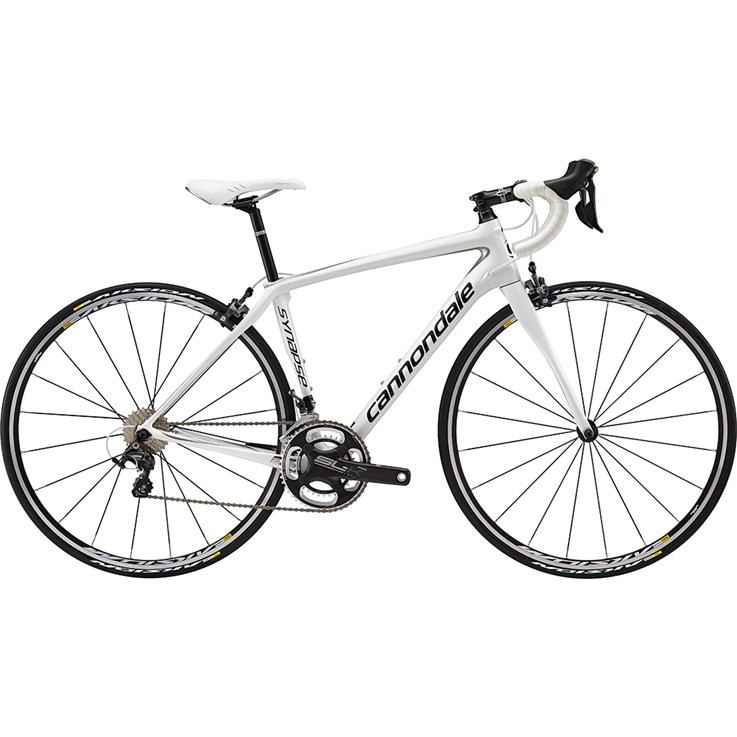 Cannondale Synapse Carbon Damcykel Ultegra Wht