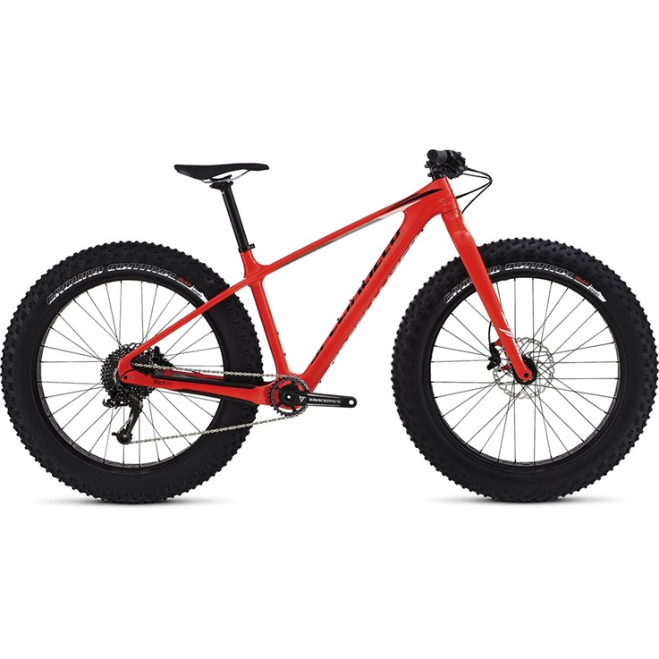 Specialized Fatboy Comp Carbon Gloss Rocket Red/Black/Grey Fade