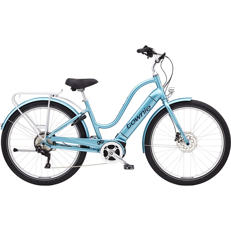 Electra Townie Path Go! 10D Step-Thru Aqua Metallic