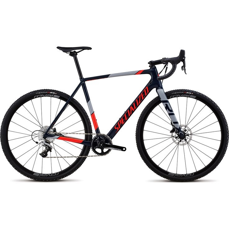 Specialized Crux Elite X1 Gloss Cast Blue/Rocket Red/Cool Gray