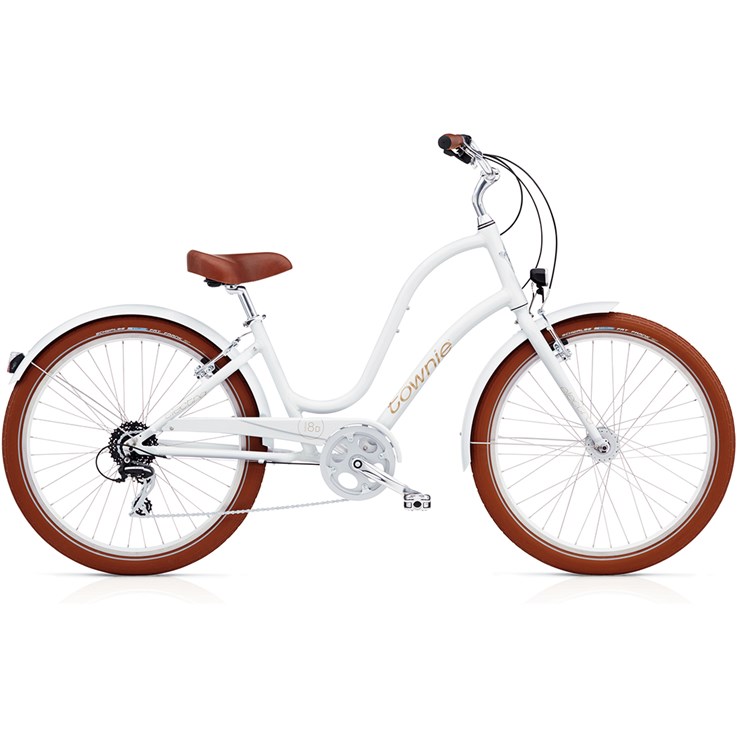 Electra Townie Balloon 8D EQ Ladies White