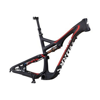 Specialized S-Works Stumpjumper FSR Carbon 29 Bara Ram (Frameset) Materialfärg/Röd/Vit