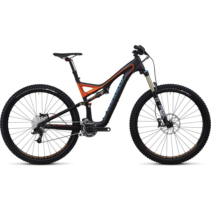 Specialized Stumpjumper FSR Expert Kolfiber Evo 29 Grå/Orange/Blå