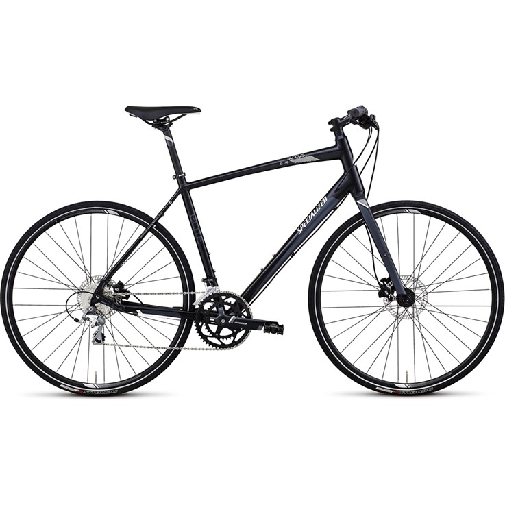 Specialized Sirrus Elite Skivbroms Svart/Silver/Vit