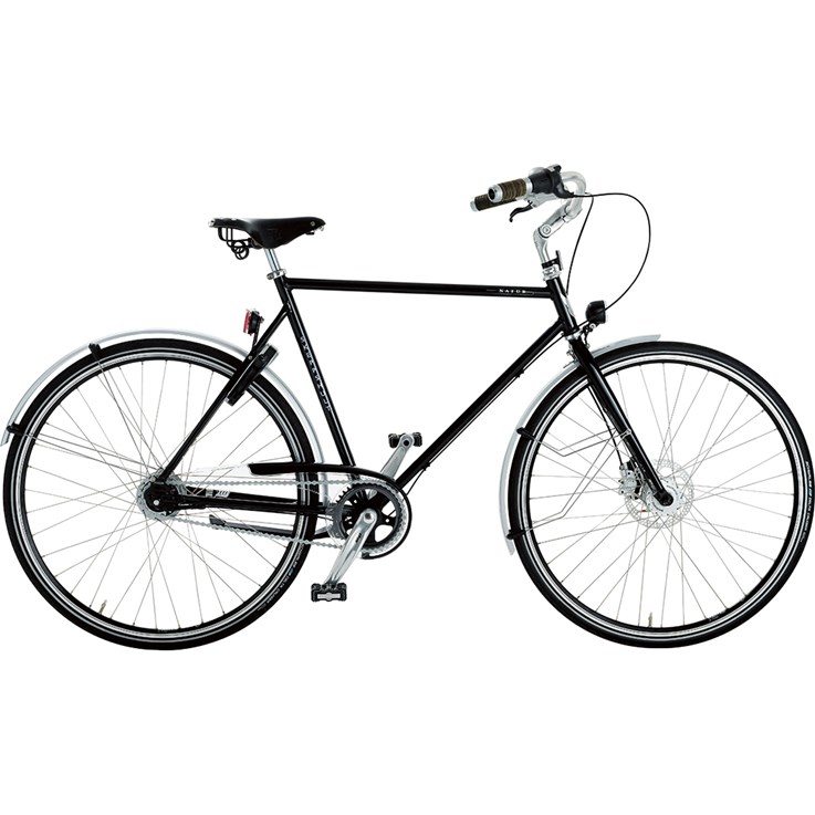 Skeppshult Natur Sport 8 Spegelsvart Herrcykel