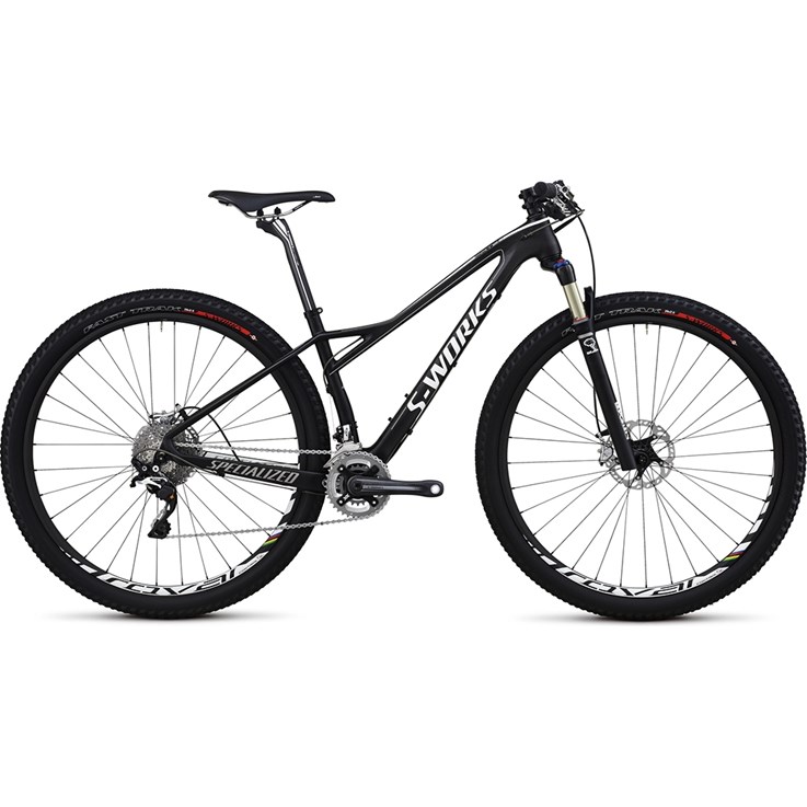 Specialized S-Works Fate Kolfiber 29 Materialfärg/Silver/Vit