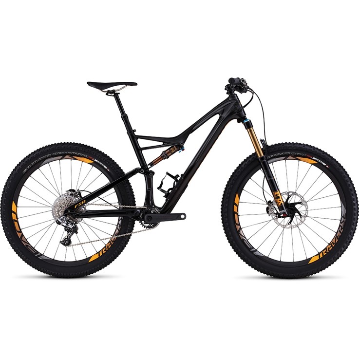 Specialized S-Works Stumpjumper FSR 6Fattie Gloss/Carbon/Charcoal/Gallardo Orange