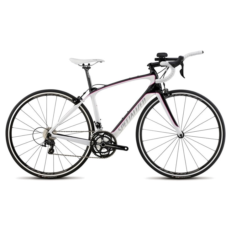 Specialized Alias Sport 105 Tri Compact Double Carbon/White/Pink